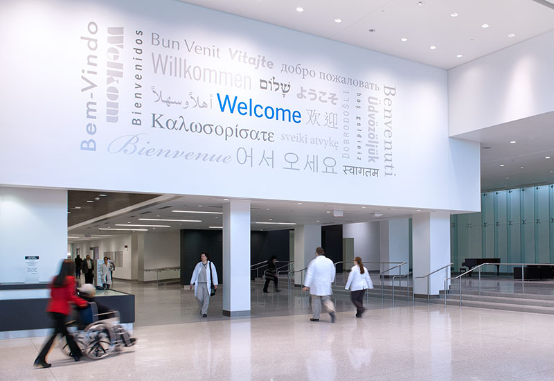 Cleveland Clinic Welcome Wall